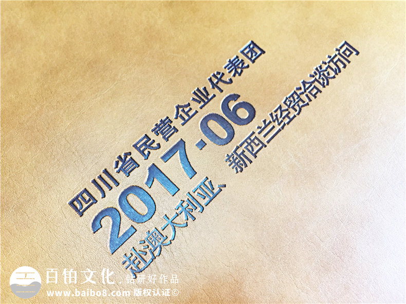 企業(yè)代表團出國考察紀念冊定制-培訓學習留念相冊