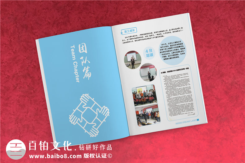 企業(yè)成立十周年文化畫冊設計-園區(qū)10年成長紀念相冊式宣傳冊策劃