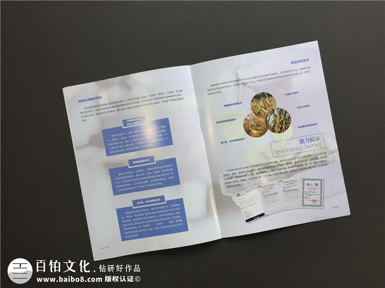 【食品檢測公司宣傳冊設(shè)計】食品企業(yè)畫冊制作-長沙畫冊設(shè)計公司