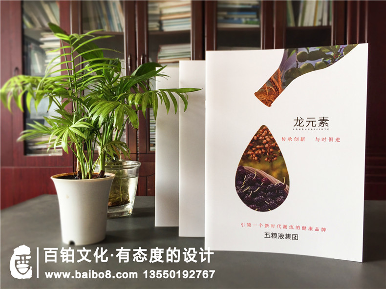 酒業(yè)公司招商加盟宣傳冊設(shè)計-白酒水產(chǎn)品畫冊樣本制作-五糧液集團(tuán)