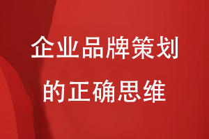 企業(yè)品牌設(shè)計(jì)-講究品牌策劃的正確思路是什么樣的